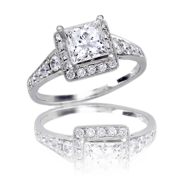 Impresionante anillo de diamantes al mejor precio